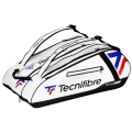 Tecnifibre Tennis Racket Bag Tour Endurance (Racket Bag, 3 Main Compartments, Shoe Compartment) 2025 White 15-Pack